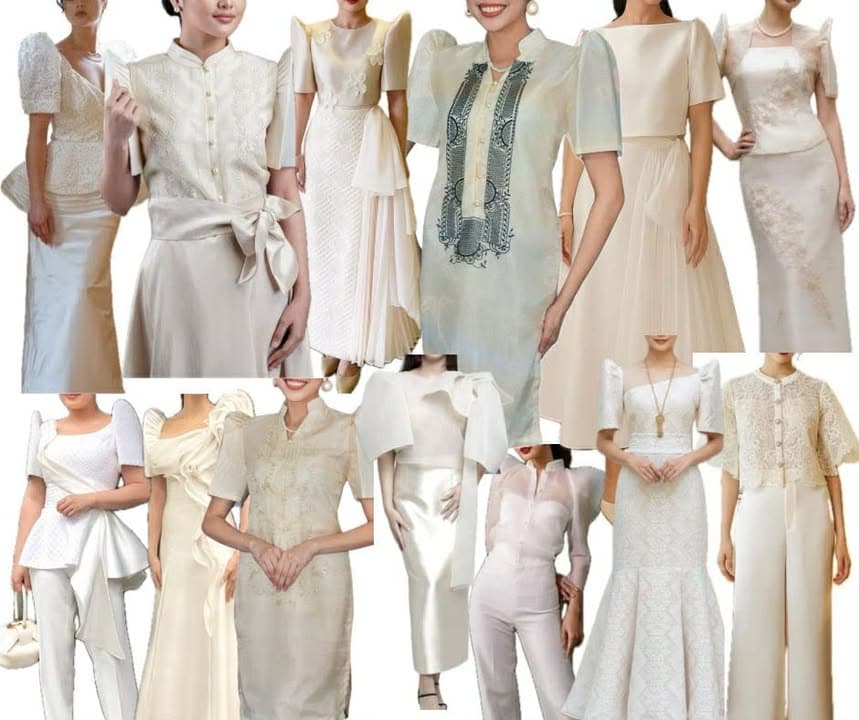 Ladies Principal Sponsors — Filipiniana-inspired attire reference